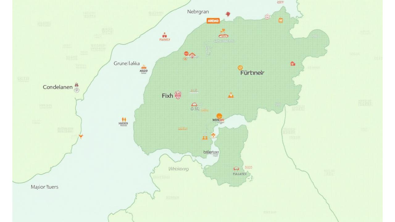 Illustrasjon av Oslos bydeler med markeringer for stylingtrender og demografi